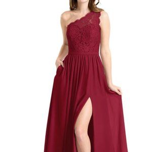 Azazie Simone (now called Demi) Bridesmaid Dress - Size A2, Color: Burgandy
